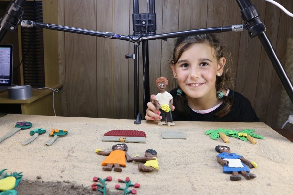 ASSI Stories Project - Jessika Bezgovsek animating her short film: "Aunty Valda's Story". © ASSI Stories.